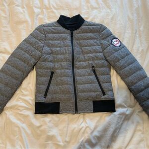 Men's Gray Quilted Jacket